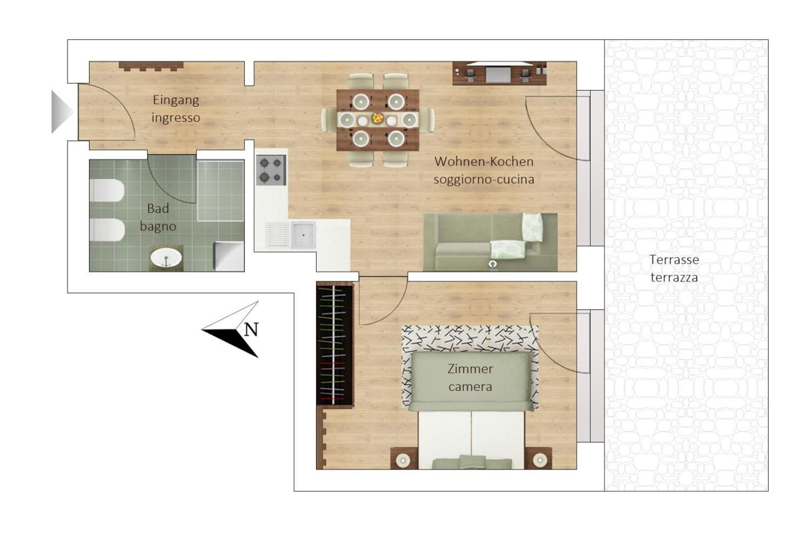 Aurturist Sesto Apartment Phòng bức ảnh